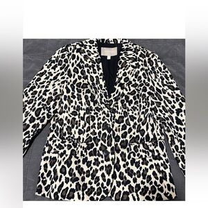 Leopard Print Blazer